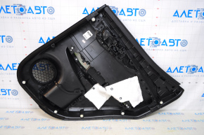 Capacul ușii, cartela din spate stânga Nissan Rogue Sport 17-19 negru.