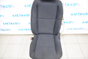 Scaunul șoferului Nissan Rogue Sport 17-19, negru, din material textil, manual, uzat