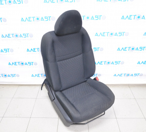 Scaun de pasager Nissan Rogue Sport 17- fără airbag, material textil negru, manual.