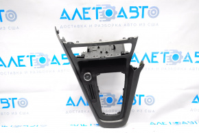 Capacul consolei centrale Ford Focus mk3 15-18 restilizat, negru