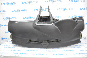 Panoul frontal cu AIRBAG pentru Ford Fusion mk5 13-20, negru, cu capac și compartiment pentru obiecte.