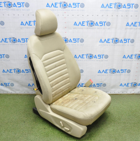 Пассажирское сидение Ford Fusion mk5 13-16 без airbag, электро, тряпка беж, под химчистку