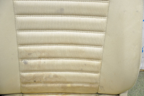 Scaun de pasager Ford Fusion mk5 13-16 fără airbag, electric, material textil bej, necesită curățare chimică