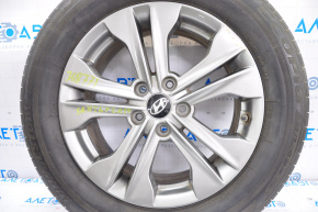 Roată de 17 inch pentru Hyundai Santa FE Sport 13-16, cu jantă și bordură.