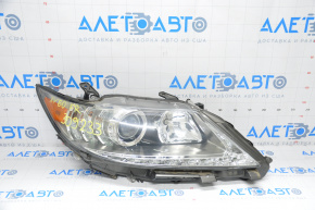 Far dreapta față asamblată Lexus ES300h ES350 13-15 pre-restilizare cu xenon + LED DRL, suport rupt.