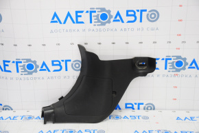 Capacul stâlpului frontal stânga jos Mazda 3 14-18 BM negru, uzat.