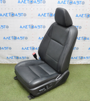 Scaun șofer Lexus ES300h ES350 13-18 cu airbag, electric, piele neagră.