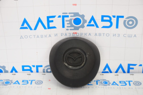 Airbag-ul de siguranță în volanul șoferului Mazda 3 14-16 BM, fără embleme, cu defecte, ruginați.