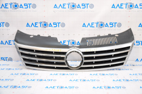 Решетка радиатора grill VW CC 13-17 рест, вздулся хром