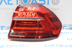 Lampa exterioară aripă dreapta VW Passat b8 16-19 USA LED întunecată