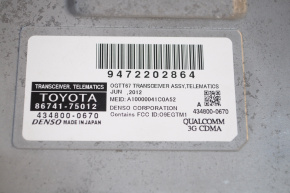 Asamblarea transceiverului, telematica Toyota Prius V 12-17