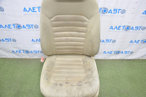 Водительское сидение Ford Fusion mk5 13-15 без airbag, электро, ткань беж, под химчистку