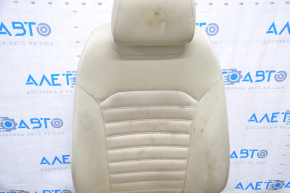 Водительское сидение Ford Fusion mk5 13-15 без airbag, электро, ткань беж, под химчистку