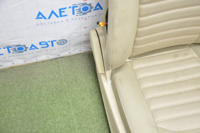 Scaun de pasager Ford Fusion mk5 13-16 fără airbag, manual, material textil bej, pentru curățare chimică