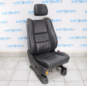 Пассажирское сидение Jeep Grand Cherokee WK2 14-16 с airbag, электро, кожа черн, царапины