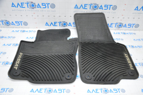 Set de covorașe VW Passat b7 12-15 SUA negre, din cauciuc