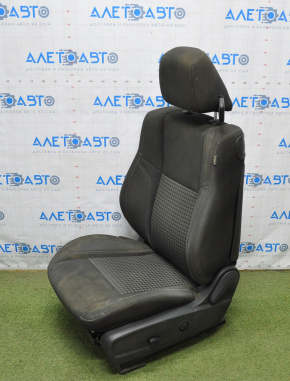 Scaun șofer Dodge Challenger 15- fără airbag, electric + manual, material textil negru, nevoie de curățare