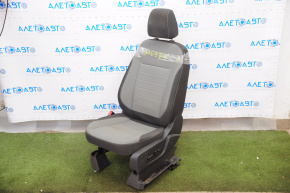 Scaun șofer Ford Escape MK3 13-19 fără airbag, electric, material textil, negru-gri sub chimic.