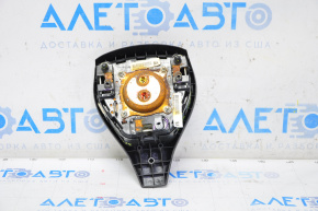 Подушка безопасности airbag в руль водительская Nissan Rogue 14-16 черн, ржав пиропатрон