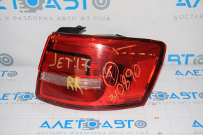 Lampa exterioară aripă dreaptă VW Jetta 16-18 SUA halogen întunecat, pânză