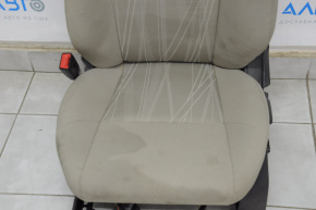 Scaun șofer Ford Focus mk3 15-18 restilizat, fără airbag, manual, material textil gri, necesită curățare chimică