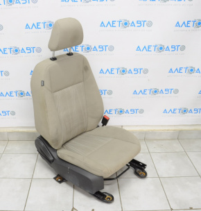 Пассажирское сидение Ford Focus mk3 15-18 рест, без airbag,механика,тряпка серое,под химчистку