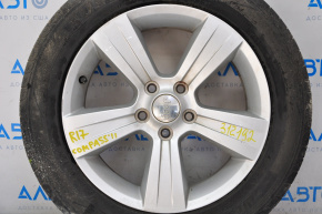 Roată de 17 inch pentru Jeep Compass 11-16, cu o bordură ușoară.