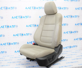 Scaun șofer Mazda 6 13-15 cu airbag, piele bej, electric, tapițerie pe piele.