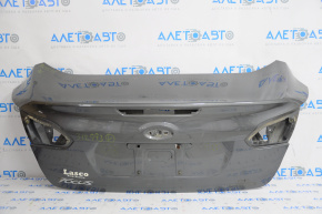 Крышка багажника Ford Focus mk3 15-18 рест 4d, графит J7, тычки, ржавчина