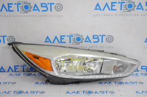 Farul dreapta față Ford Focus mk3 15-18 restilizat, halogen, luminos, cromat