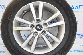 Roată de 16 inch pentru Hyundai Sonata 15-17 cu jantă ușoară.