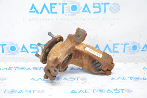 Цапфа со ступицей передняя левая Ford Focus mk3 11-18 ржавая, с датчиком ABS