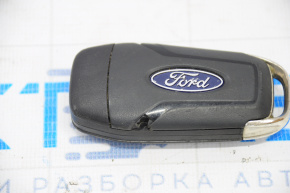 Ключ Ford Fusion mk5 13-16 4 кнопки, раскладной, затерт, надломы