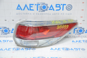 Lampa exterioară aripă dreapta Toyota Highlander 14-16