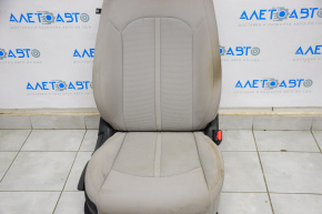 Пассажирское сидение Hyundai Sonata 15-17 без airbag, механич, тряпка серое, под химчистку