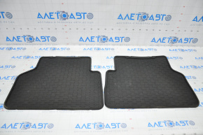 Set de covorașe pentru interiorul VW Tiguan 09-17, din cauciuc, negre.