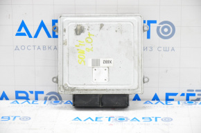 Блок ECU компьютер двигателя Hyundai Sonata 11-15 2.0