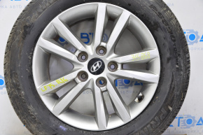 Roată de 16 inch pentru Hyundai Sonata 15-17, cu jantă.