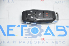 Cheie Ford Edge 15-18 inteligentă cu 4 butoane, crom decolorat