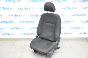 Водительское сидение Ford Focus mk3 15-18 рест, без airbag, механич, тряпка черн