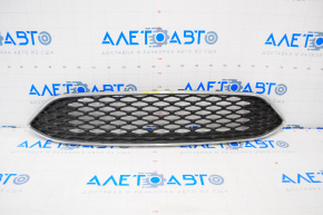 Grila radiatorului Ford Focus mk3 15-18 restilizat crom, cadrul cromului strălucitor