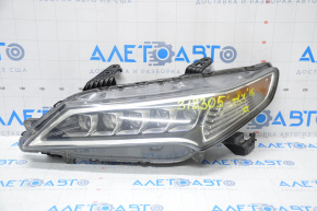 Far stânga față asamblată Acura TLX 15-17 cu faruri LED.