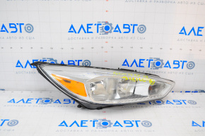 Farul dreapta față goală Ford Focus mk3 15-18 restilizat halogen, cu aspect luminos, cu păianjen