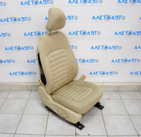 Пассажирское сидение Ford Fusion mk5 13-16 без airbag, электро, тряпка беж, под химчистку