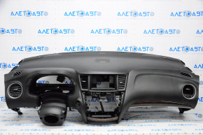 Торпедо передняя панель без AIRBAG Infiniti JX35 QX60 13-15 дорест черн, порезы