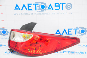 Lampa exterioară aripă dreaptă Infiniti JX35 QX60 13-15, de restaurat prin polizare.