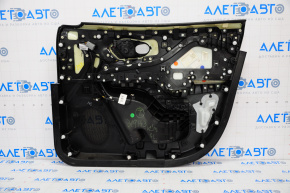 Capacul usii cartela fata stanga Jeep Cherokee KL 14-18 negru cu insertie gri, pentru curatare chimica.