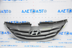 Решетка радиатора grill Hyundai Sonata 11-15 с эмблемой