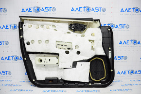 Capacul ușii, cartela din față dreapta Infiniti JX35 QX60 13- negru cu inserții maro