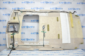 Обшивка потолка Lexus CT200h 11-13 под люк, серая, заломы